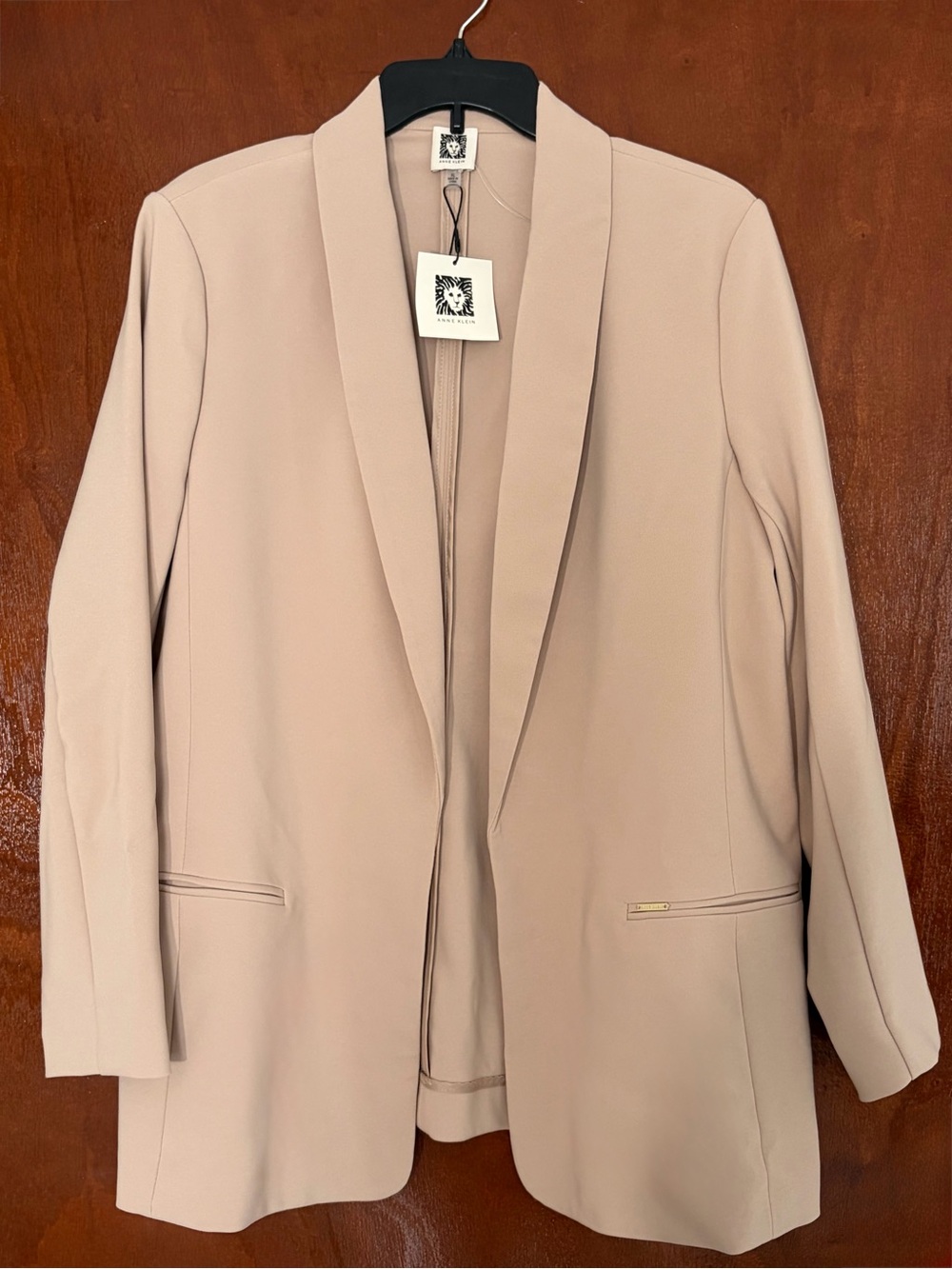 Anne Klein Blazer Jacket in Light Beige